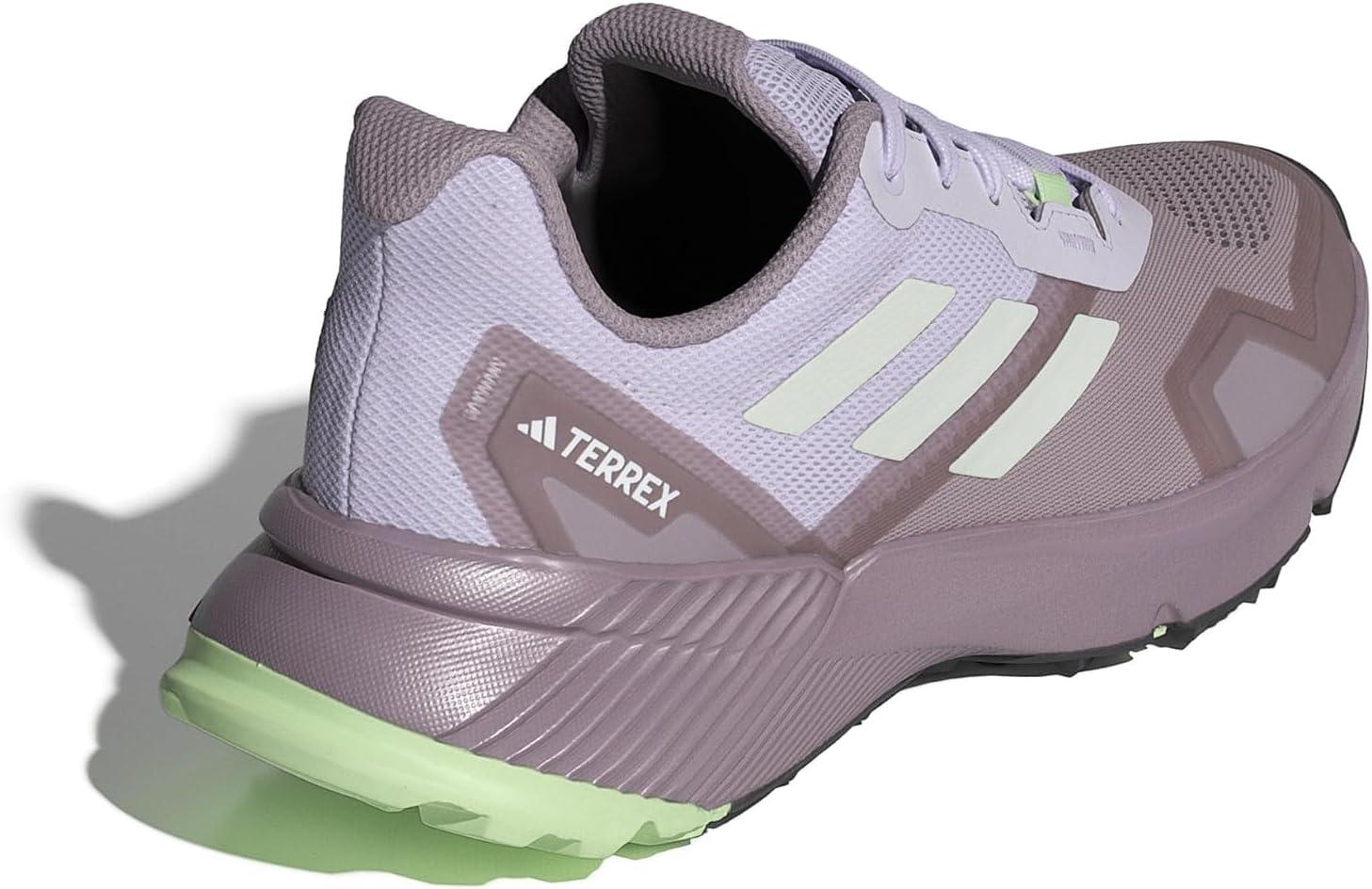 imageadidas Womens Trail Running ShoesPreloved FigCrystal JadeSemi Green Spark