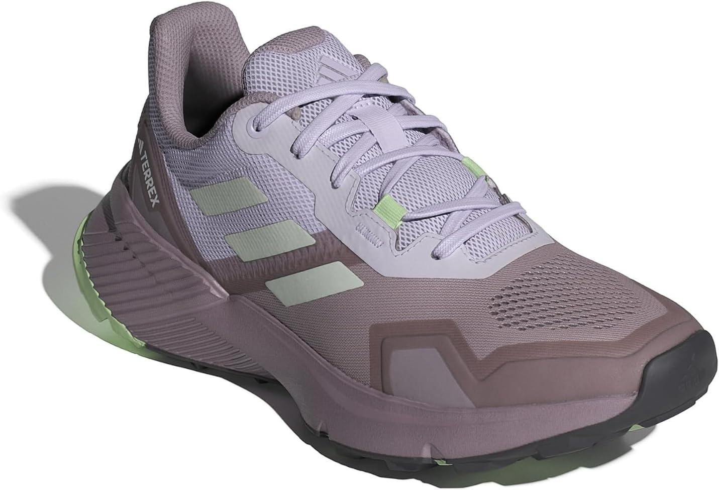 imageadidas Womens Trail Running ShoesPreloved FigCrystal JadeSemi Green Spark