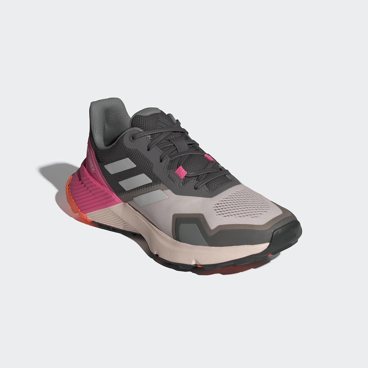 imageadidas Womens Trail Running ShoesPutty Mauve Grey One Pink Fusion