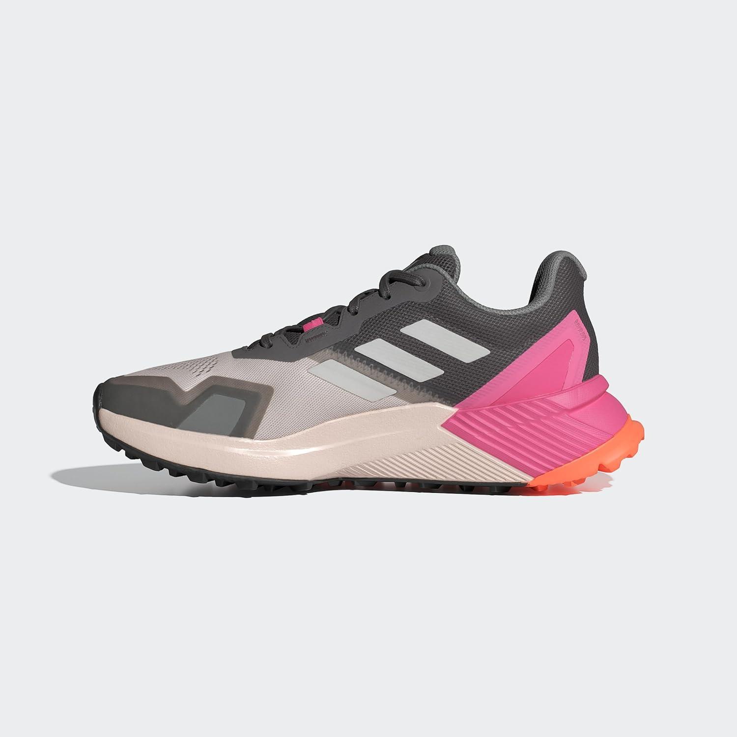 imageadidas Womens Trail Running ShoesPutty Mauve Grey One Pink Fusion