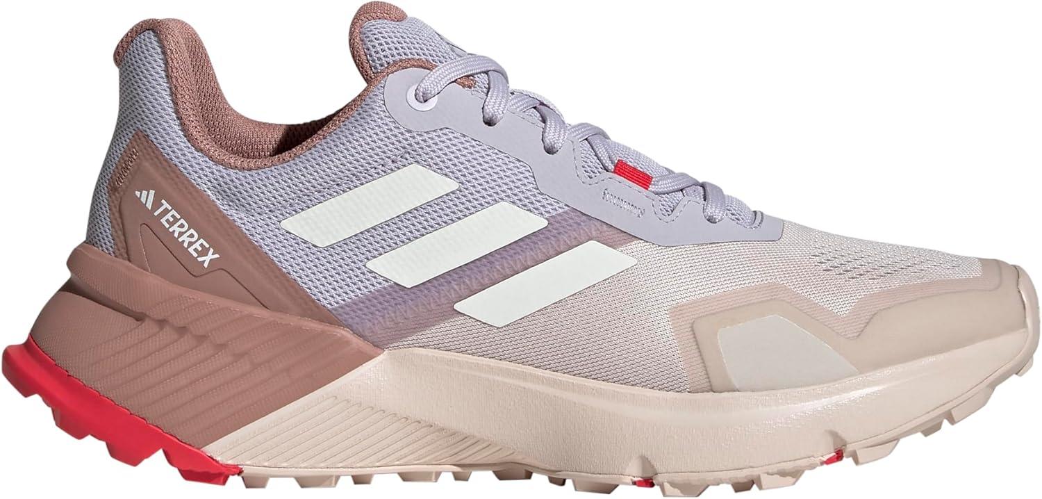 imageadidas Womens Trail Running ShoesPutty MauveOff WhitePure Ruby