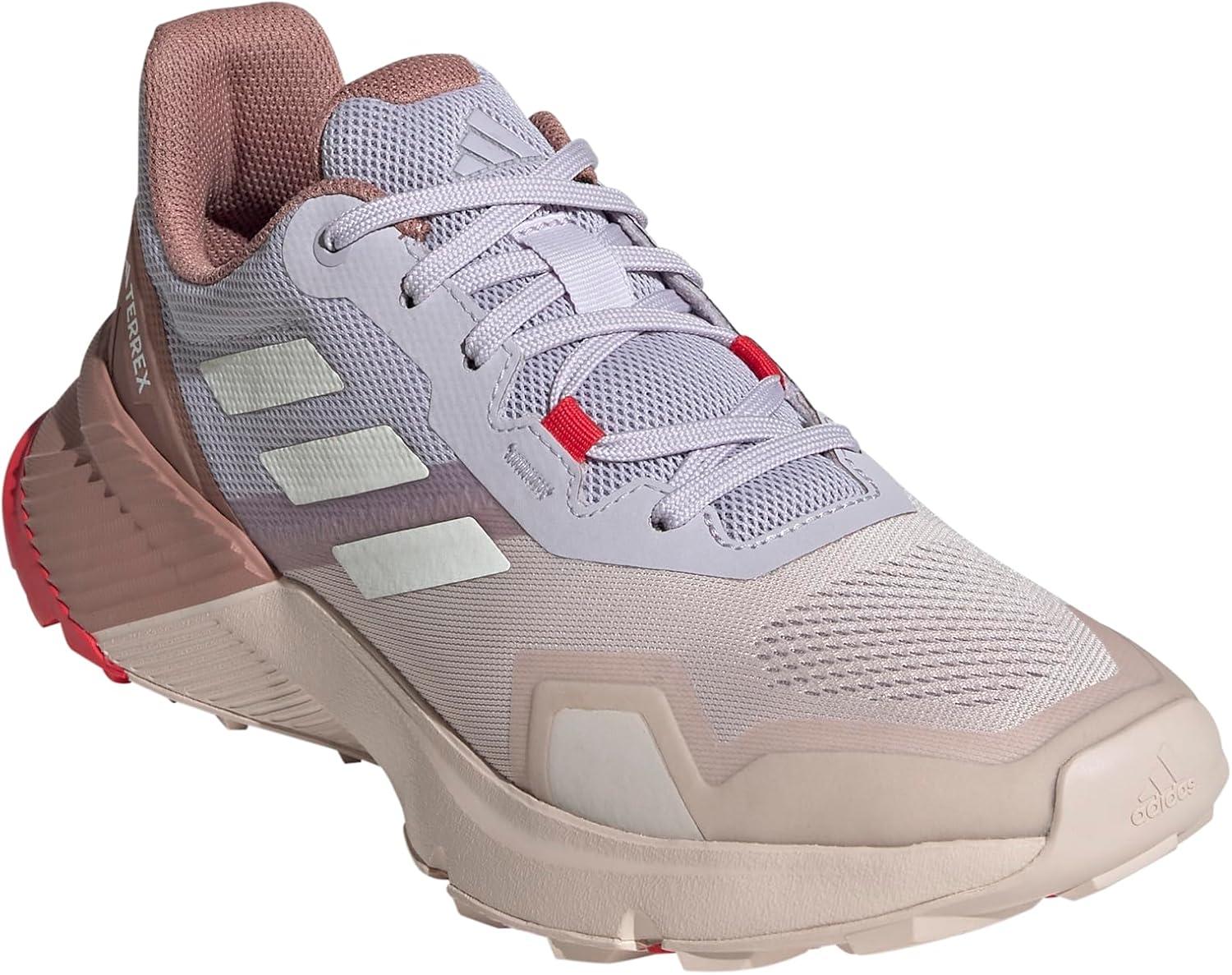 imageadidas Womens Trail Running ShoesPutty MauveOff WhitePure Ruby