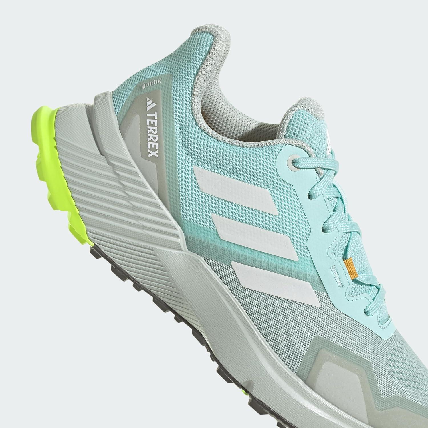 imageadidas Womens Trail Running ShoesSemi Flash AquaCrystal WhiteWonder Silver