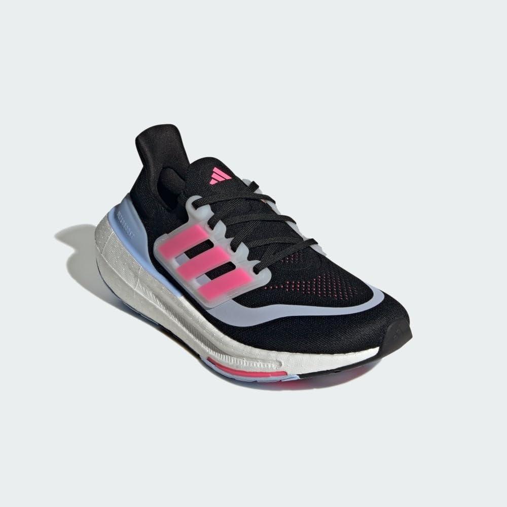 imageadidas Womens Ultraboost Light Running Shoes SneakerBlackLucid PinkBlue Dawn