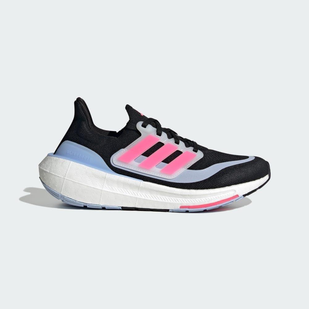 imageadidas Womens Ultraboost Light Running Shoes SneakerBlackLucid PinkBlue Dawn