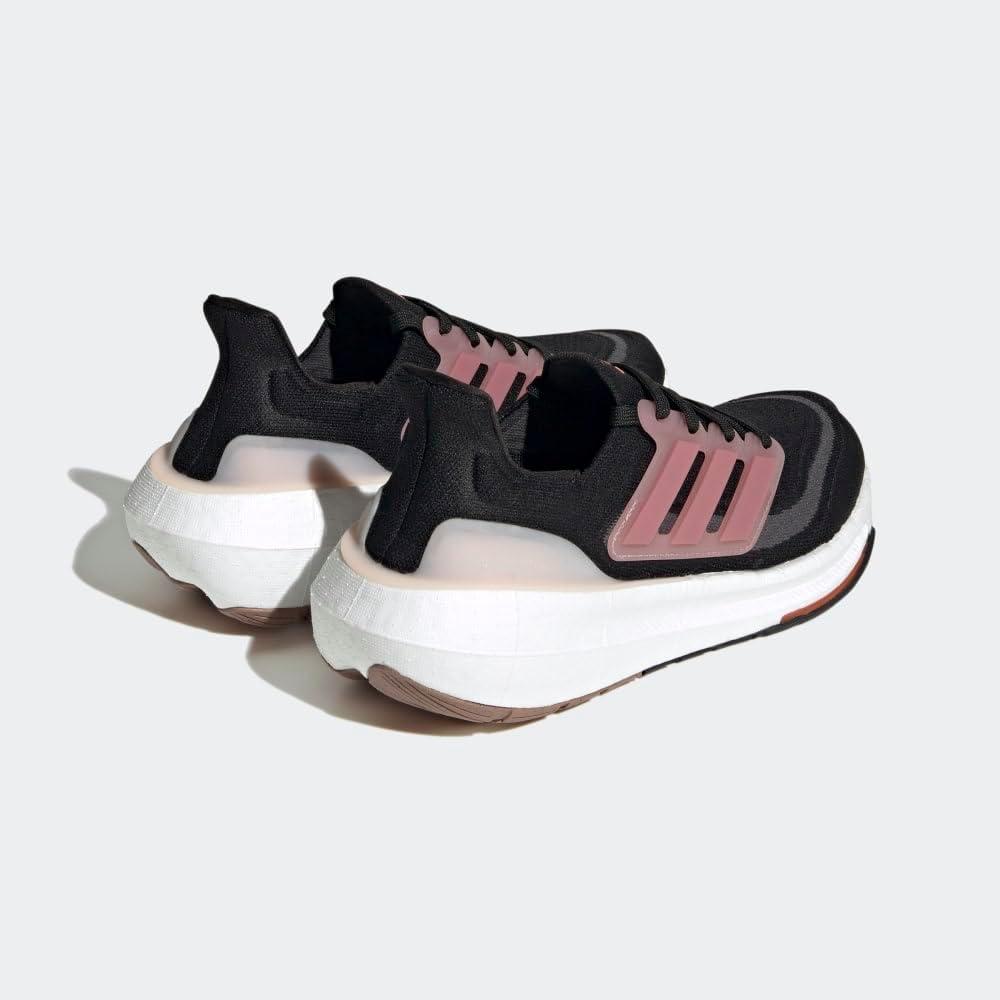imageadidas Womens Ultraboost Light Running Shoes SneakerBlackPink StrataGrey