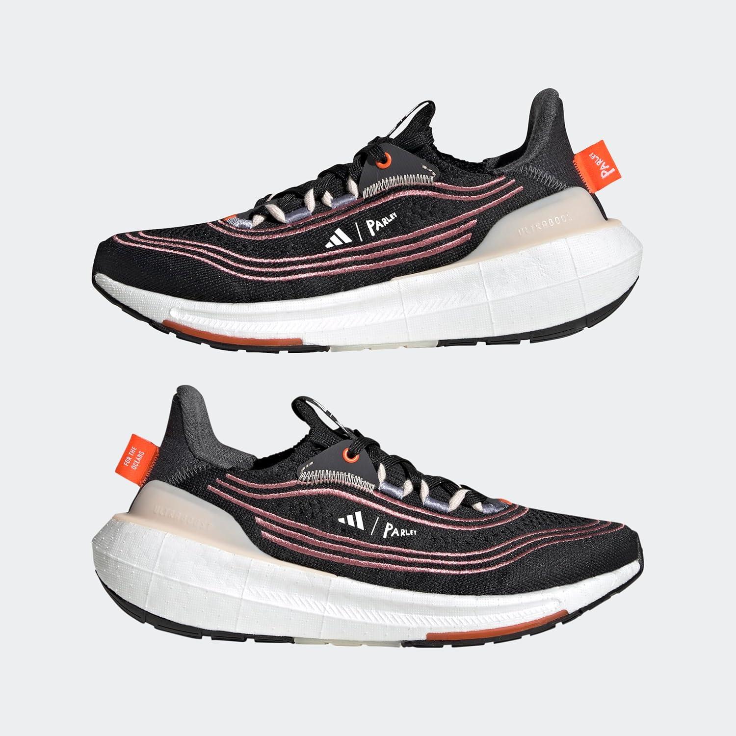 imageadidas Womens Ultraboost Light Running Shoes SneakerBlackRedWhiteblack