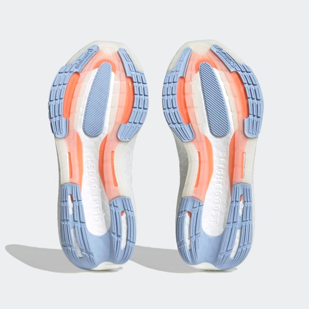 imageadidas Womens Ultraboost Light Running Shoes SneakerBlue DawnCoral FusionBlue Fusion
