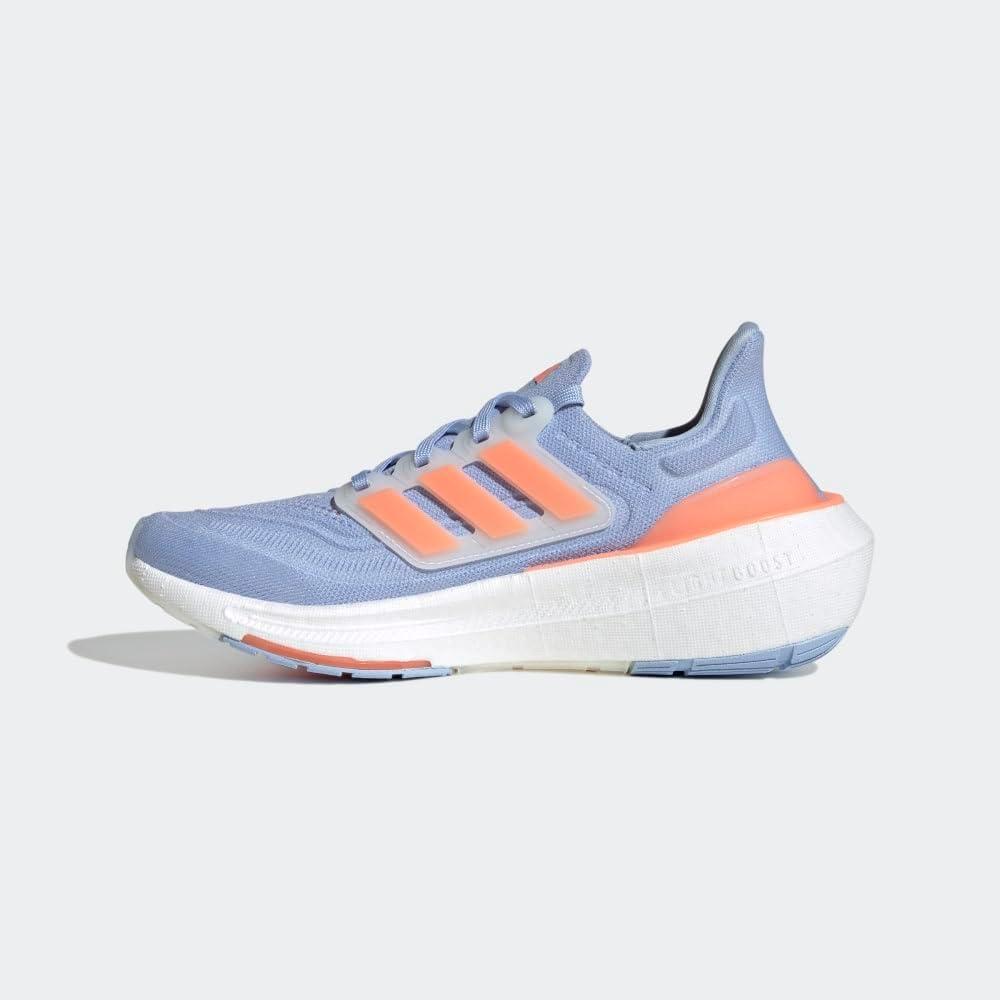 imageadidas Womens Ultraboost Light Running Shoes SneakerBlue DawnCoral FusionBlue Fusion