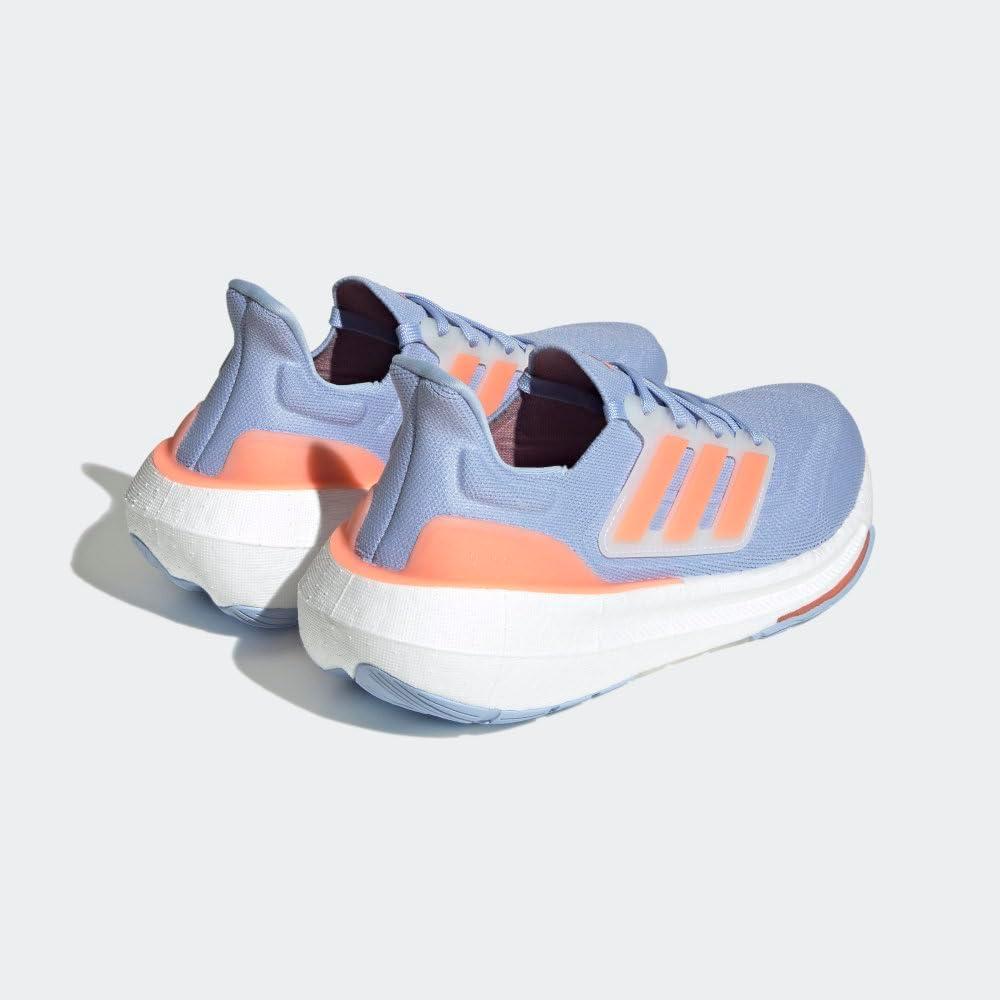 imageadidas Womens Ultraboost Light Running Shoes SneakerBlue DawnCoral FusionBlue Fusion