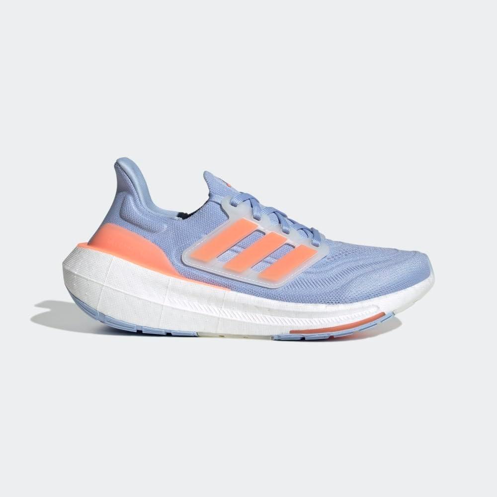 imageadidas Womens Ultraboost Light Running Shoes SneakerBlue DawnCoral FusionBlue Fusion