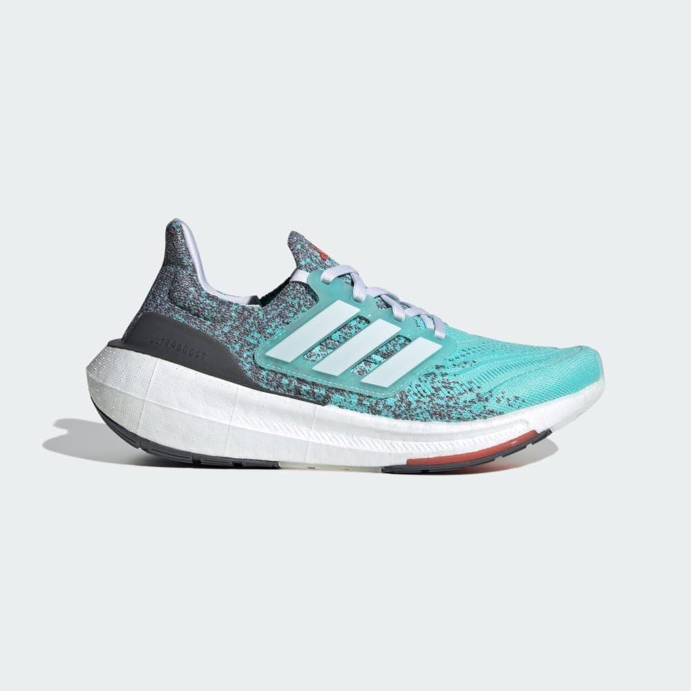 imageadidas Womens Ultraboost Light Running Shoes SneakerFlash AquaWhiteBright Red