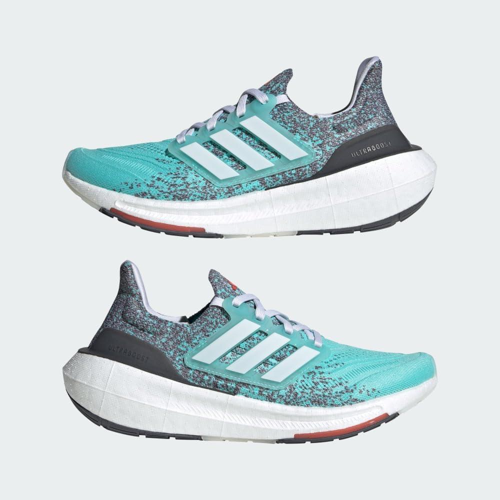 imageadidas Womens Ultraboost Light Running Shoes SneakerFlash AquaWhiteBright Red