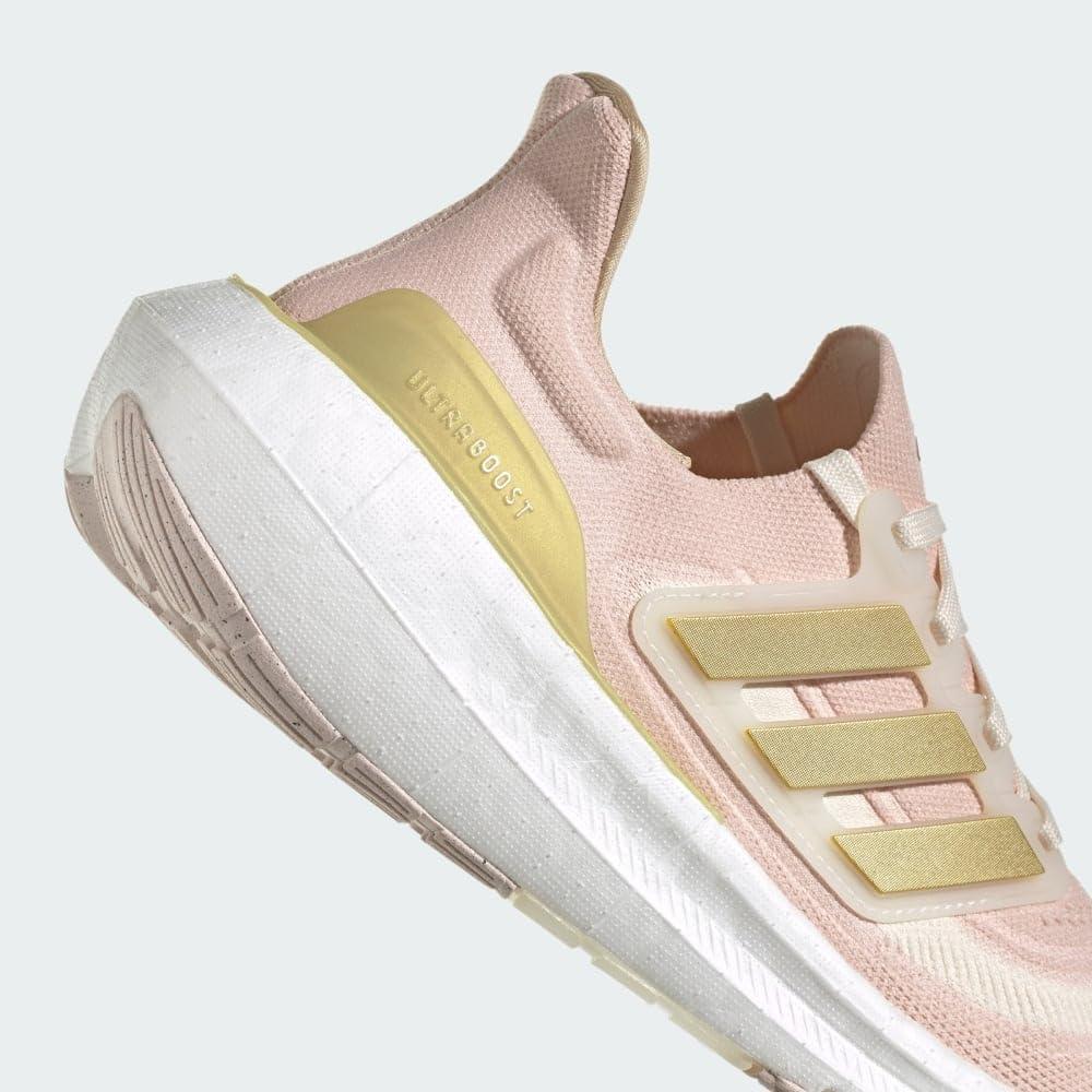 imageadidas Womens Ultraboost Light Running Shoes SneakerQuartzGold Metallicpink