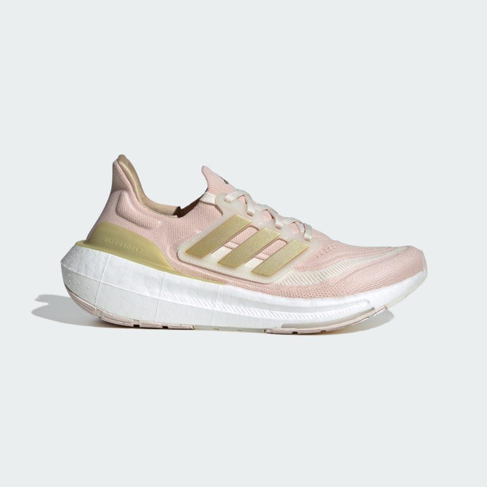 imageadidas Womens Ultraboost Light Running Shoes SneakerQuartzGold Metallicpink