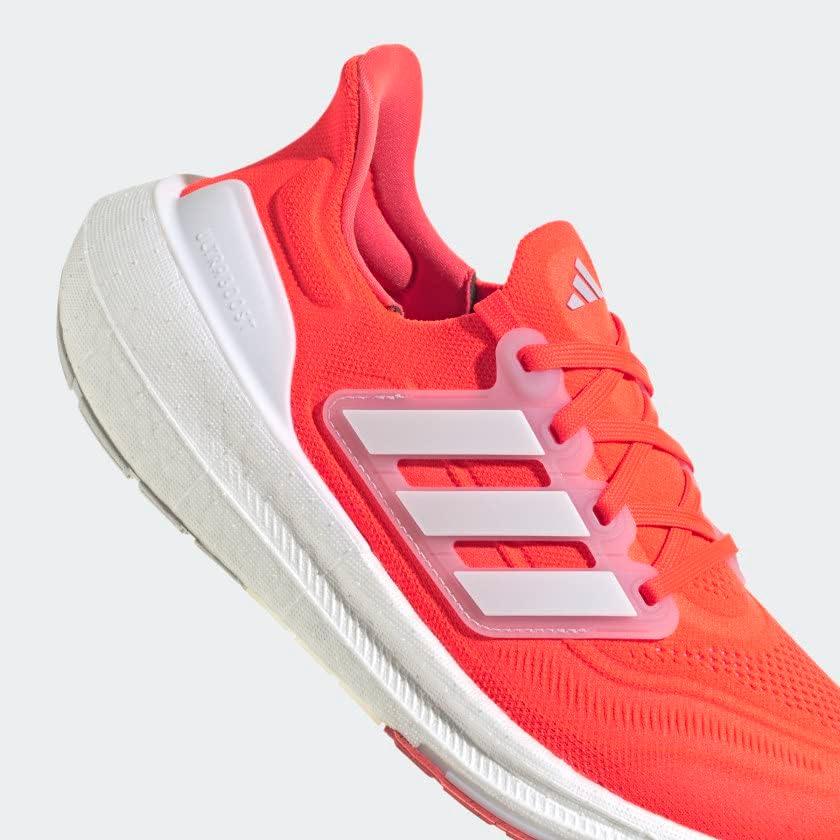 imageadidas Womens Ultraboost Light Running Shoes SneakerSolar RedWhiteSilver Dawn