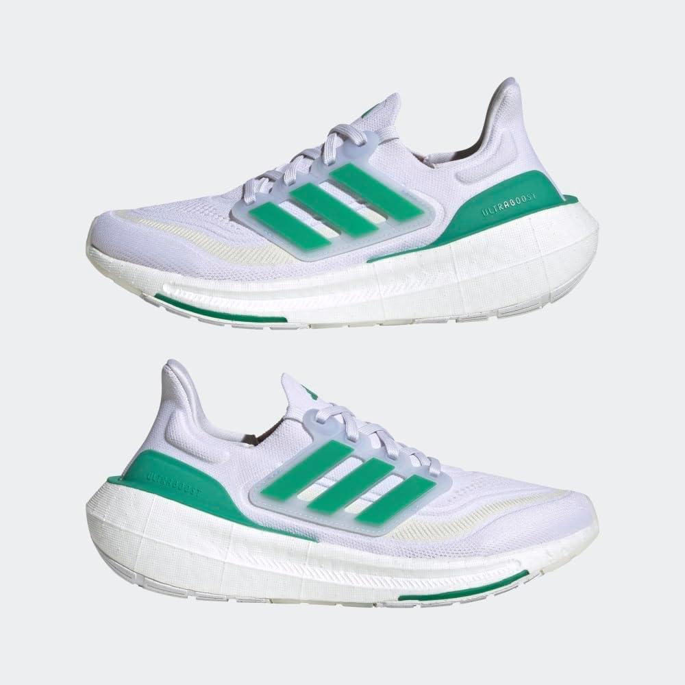 imageadidas Womens Ultraboost Light Running Shoes SneakerWhite TintCourt GreenBlue Dawn