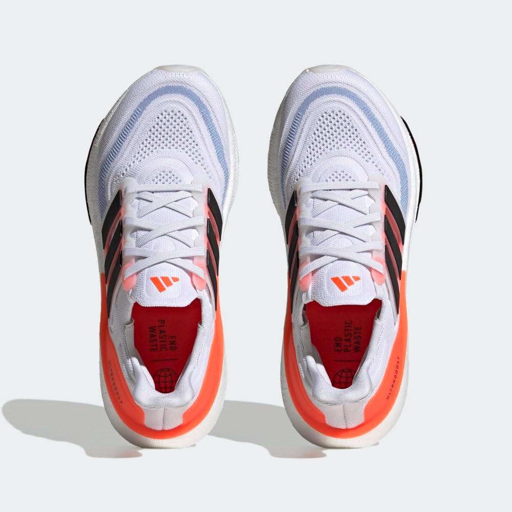 imageadidas Womens Ultraboost Light Running Shoes SneakerWhiteBlackSolar Red