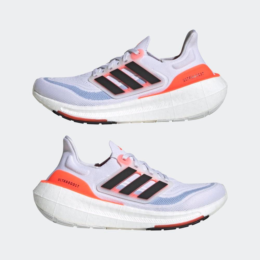 imageadidas Womens Ultraboost Light Running Shoes SneakerWhiteBlackSolar Red