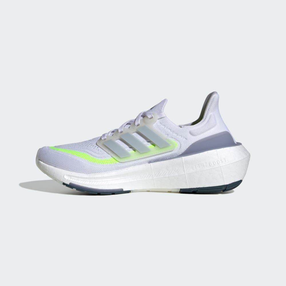 imageadidas Womens Ultraboost Light Running Shoes SneakerWhiteWonder BlueLucid Lemon