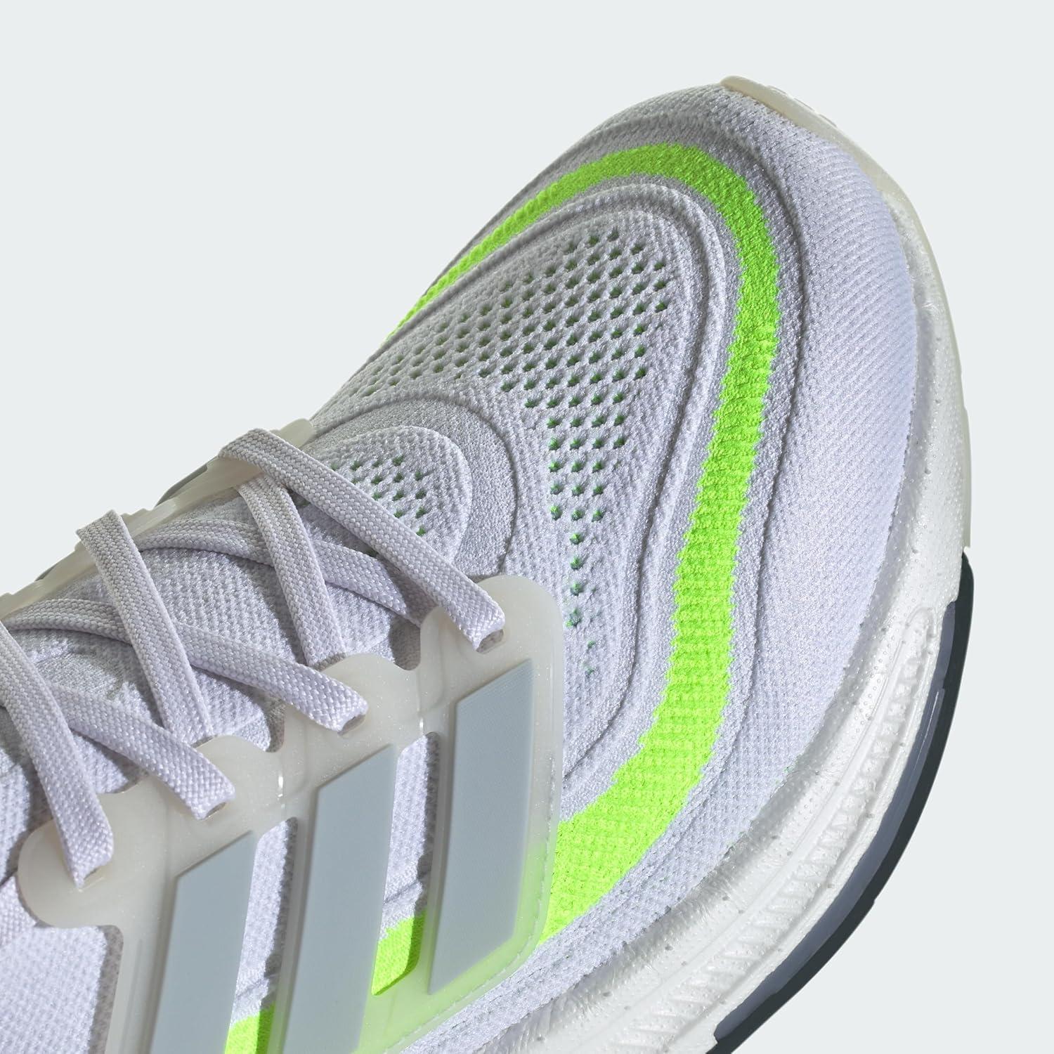 imageadidas Womens Ultraboost Light Running Shoes SneakerWhiteWonder BlueLucid Lemon
