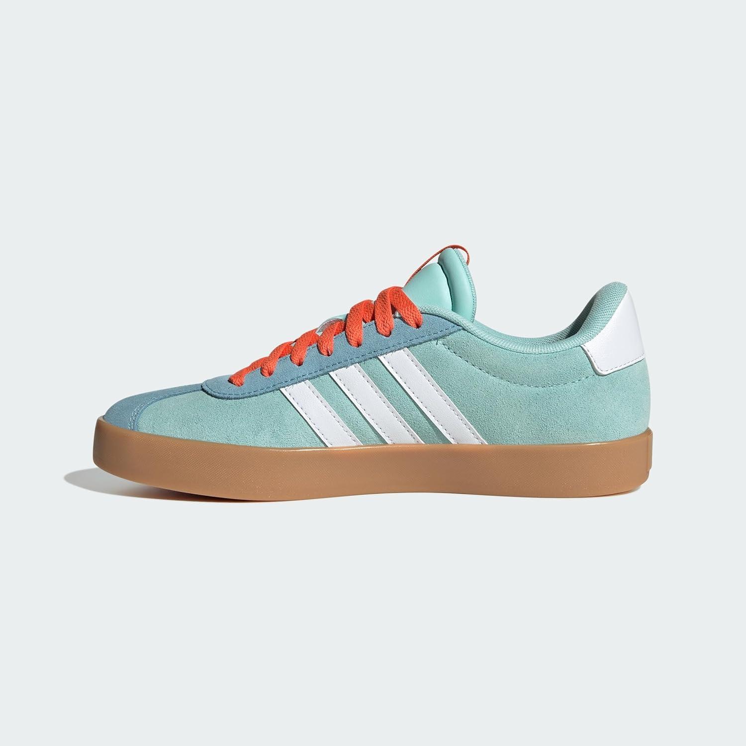 imageadidas Womens VL Court 30 SneakerAqua Cloud White Preloved Blue