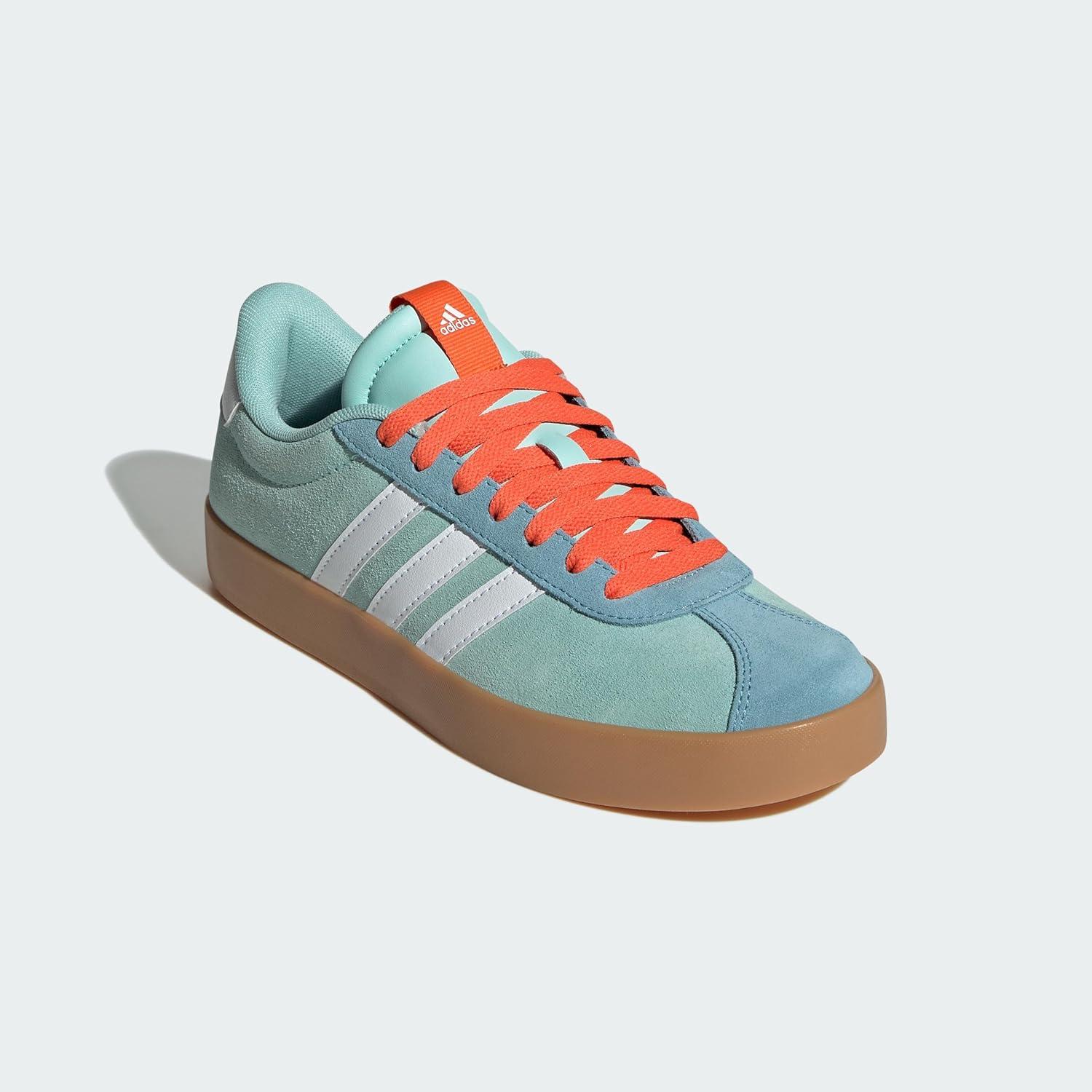 imageadidas Womens VL Court 30 SneakerAqua Cloud White Preloved Blue