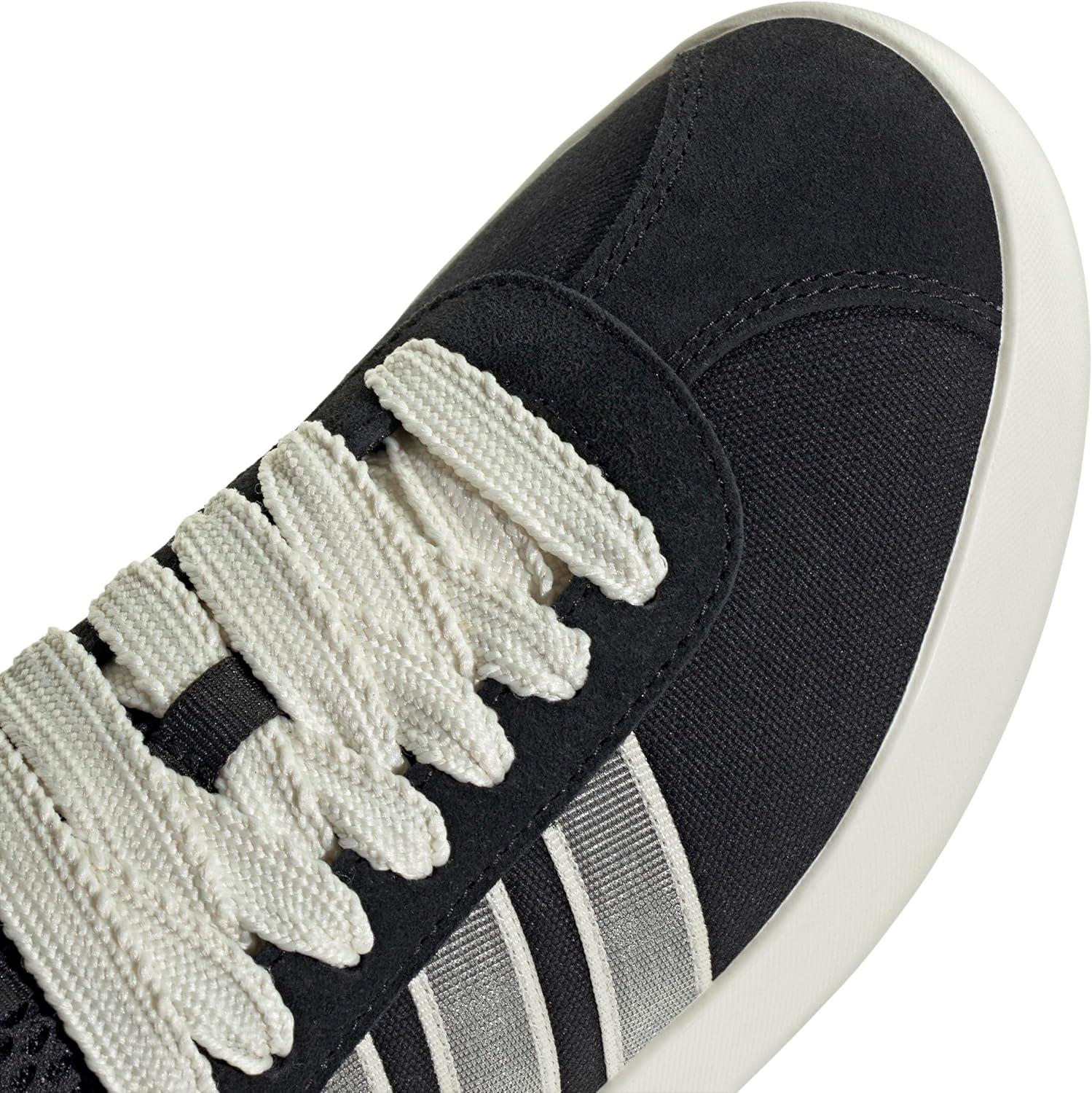 imageadidas Womens VL Court 30 SneakerBlackOff WhiteClear Sky