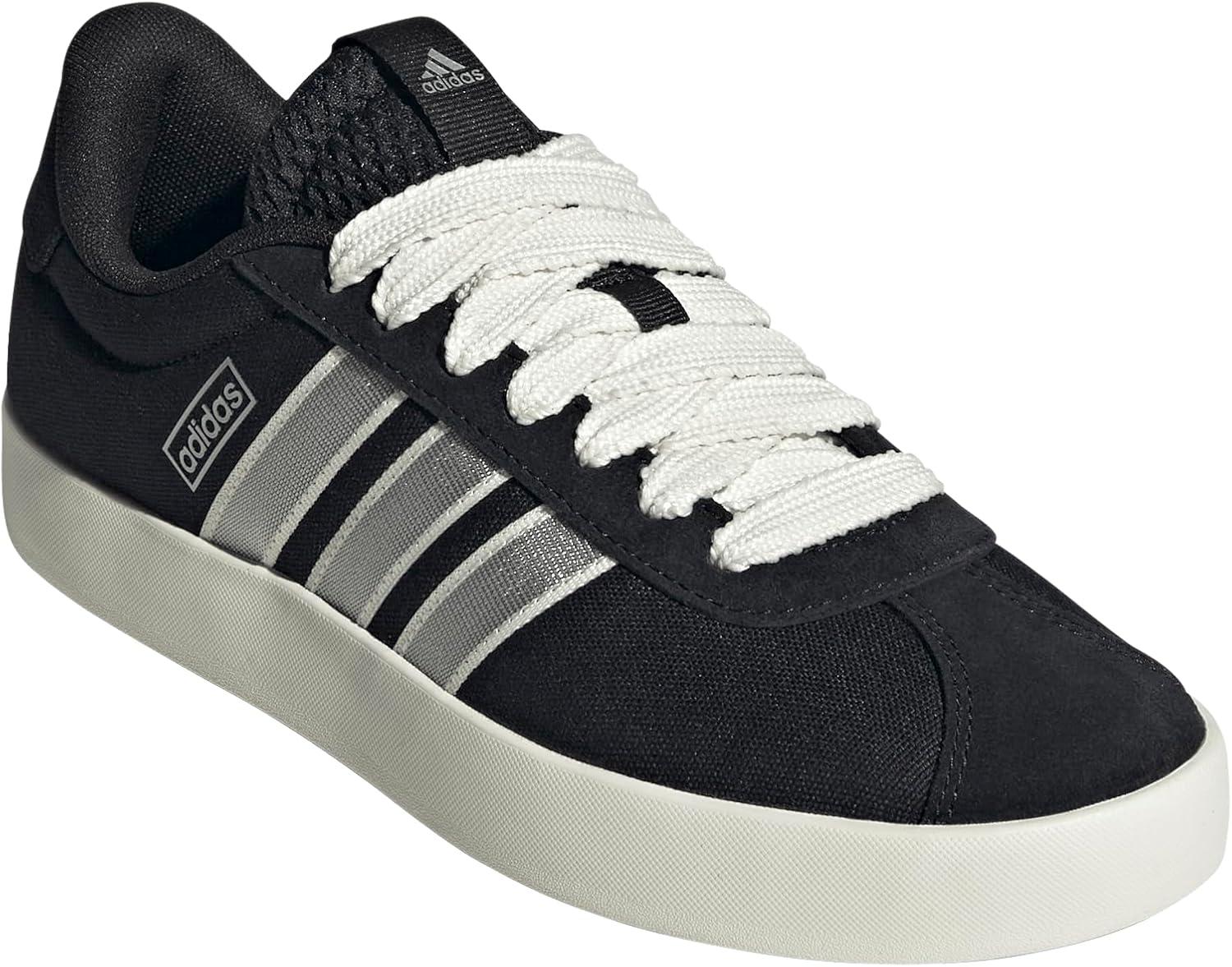 imageadidas Womens VL Court 30 SneakerBlackOff WhiteClear Sky