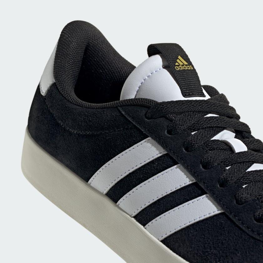 imageadidas Womens VL Court 30 SneakerBlackWhiteGold Metallic
