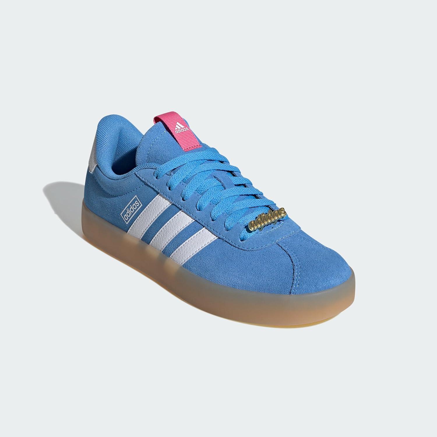 imageadidas Womens VL Court 30 SneakerBlue BurstWhitePink Fusion
