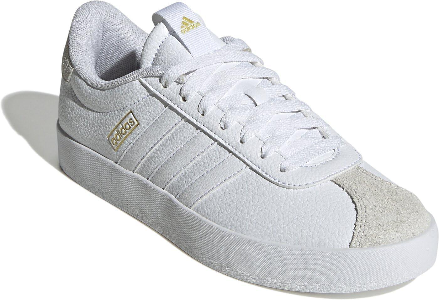 imageadidas Womens VL Court 30 SneakerCloud White Cloud White Grey One