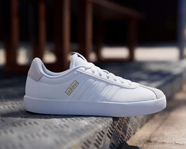 imageadidas Womens VL Court 30 SneakerCloud White Cloud White Grey One