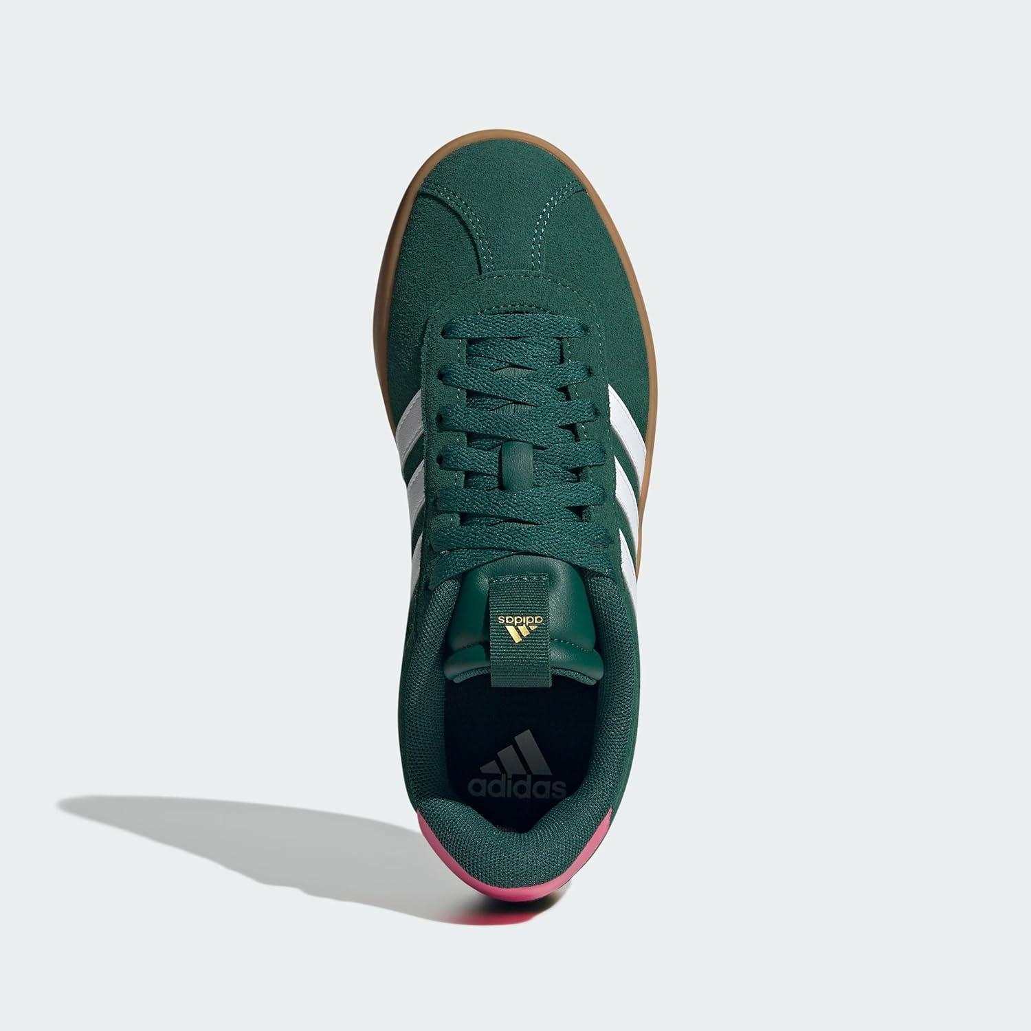 imageadidas Womens VL Court 30 SneakerCollegiate Green Cloud White Pulse Magenta