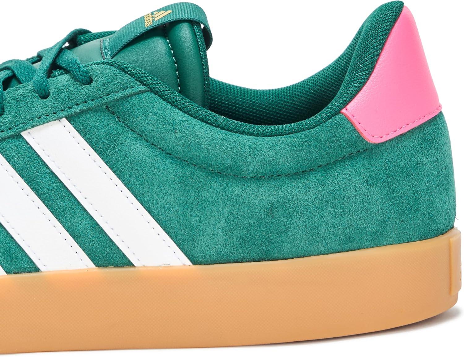 imageadidas Womens VL Court 30 SneakerCollegiate GreenWhitePulse Magenta