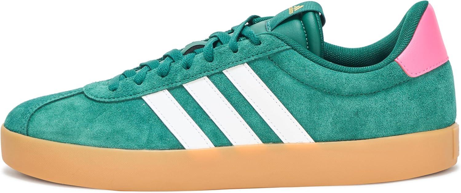imageadidas Womens VL Court 30 SneakerCollegiate GreenWhitePulse Magenta