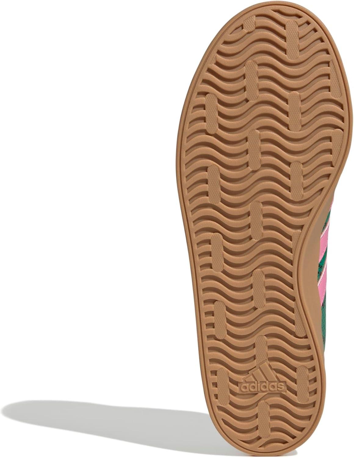 imageadidas Womens VL Court 30 SneakerCourt GreenBliss PinkGold Metallic