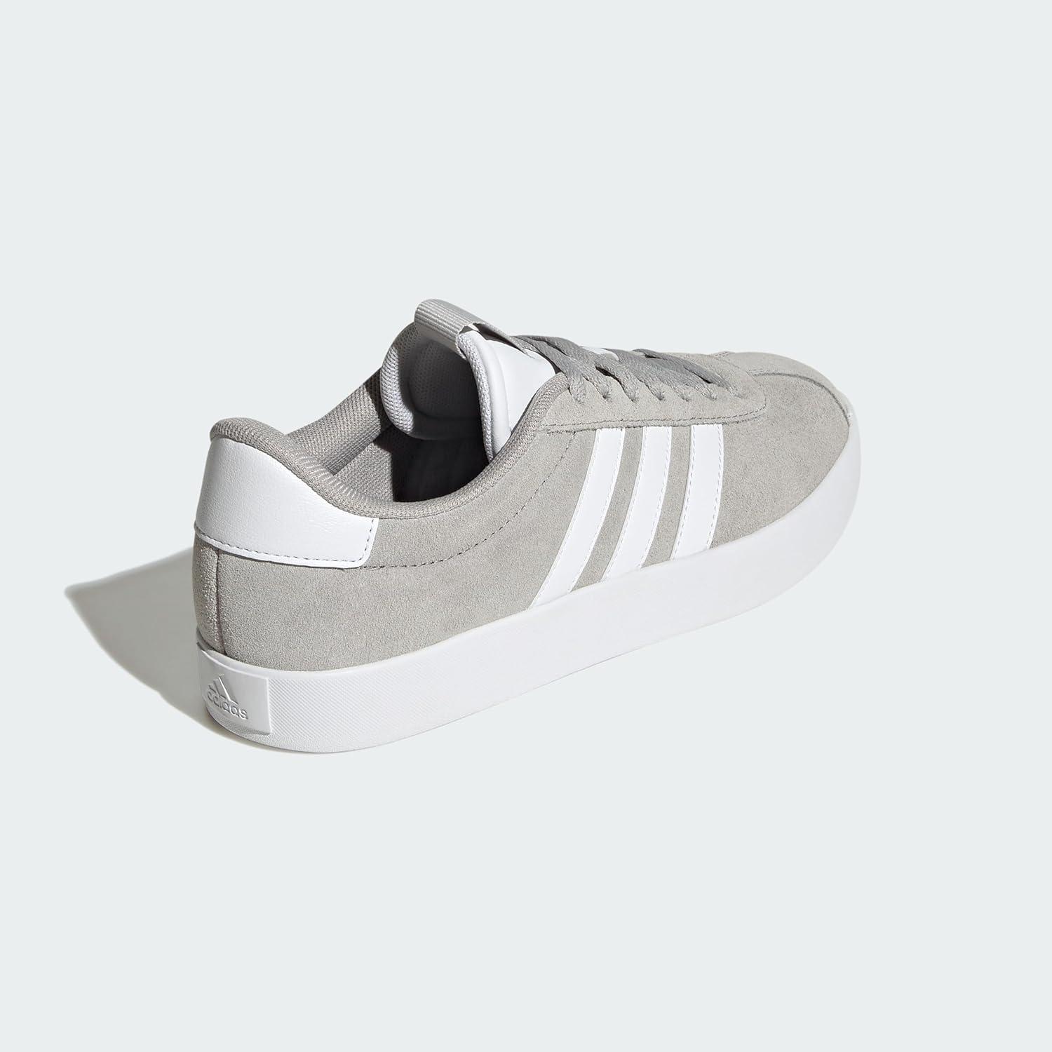 imageadidas Womens VL Court 30 SneakerGrey Two Cloud White Silver Metallic