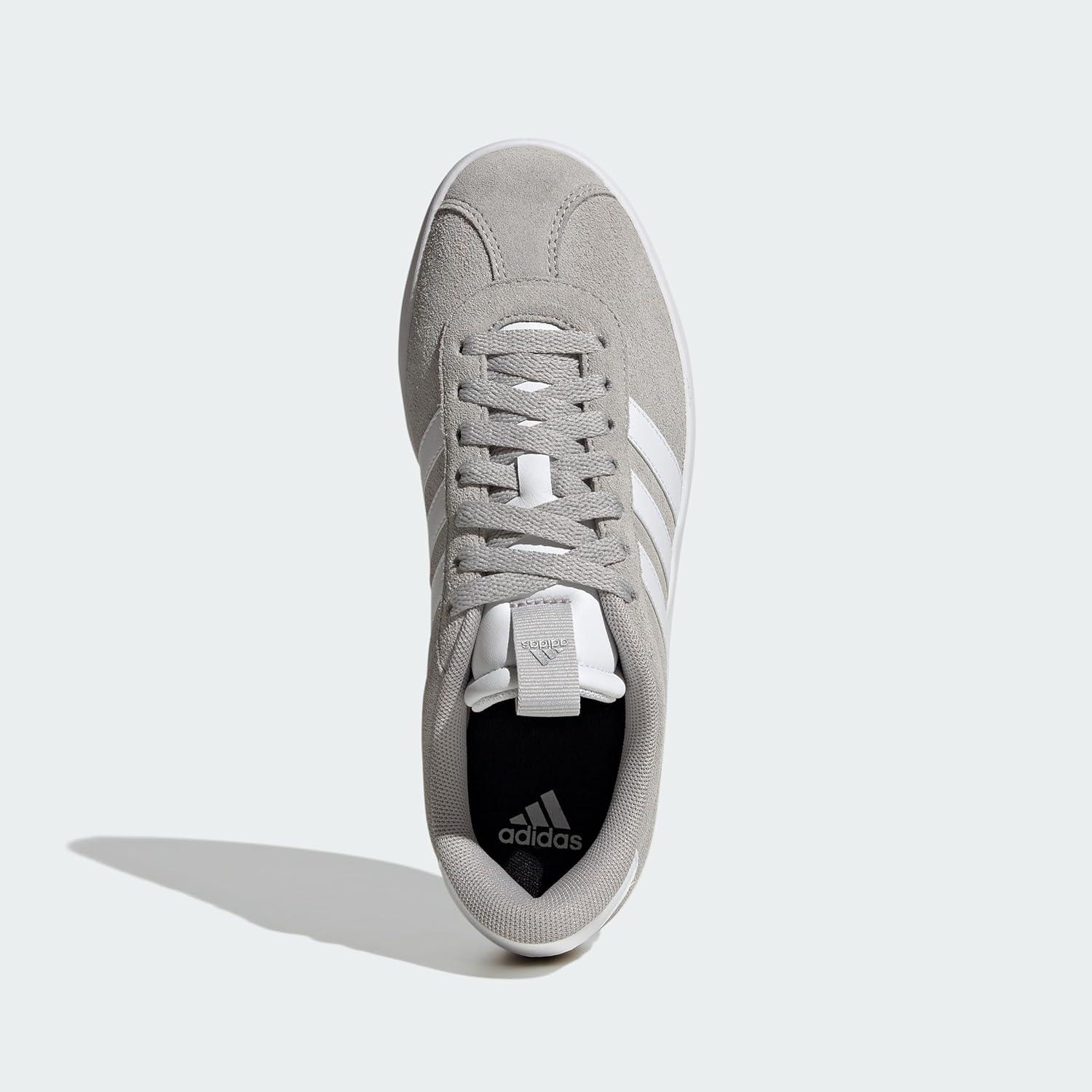 imageadidas Womens VL Court 30 SneakerGrey Two Cloud White Silver Metallic