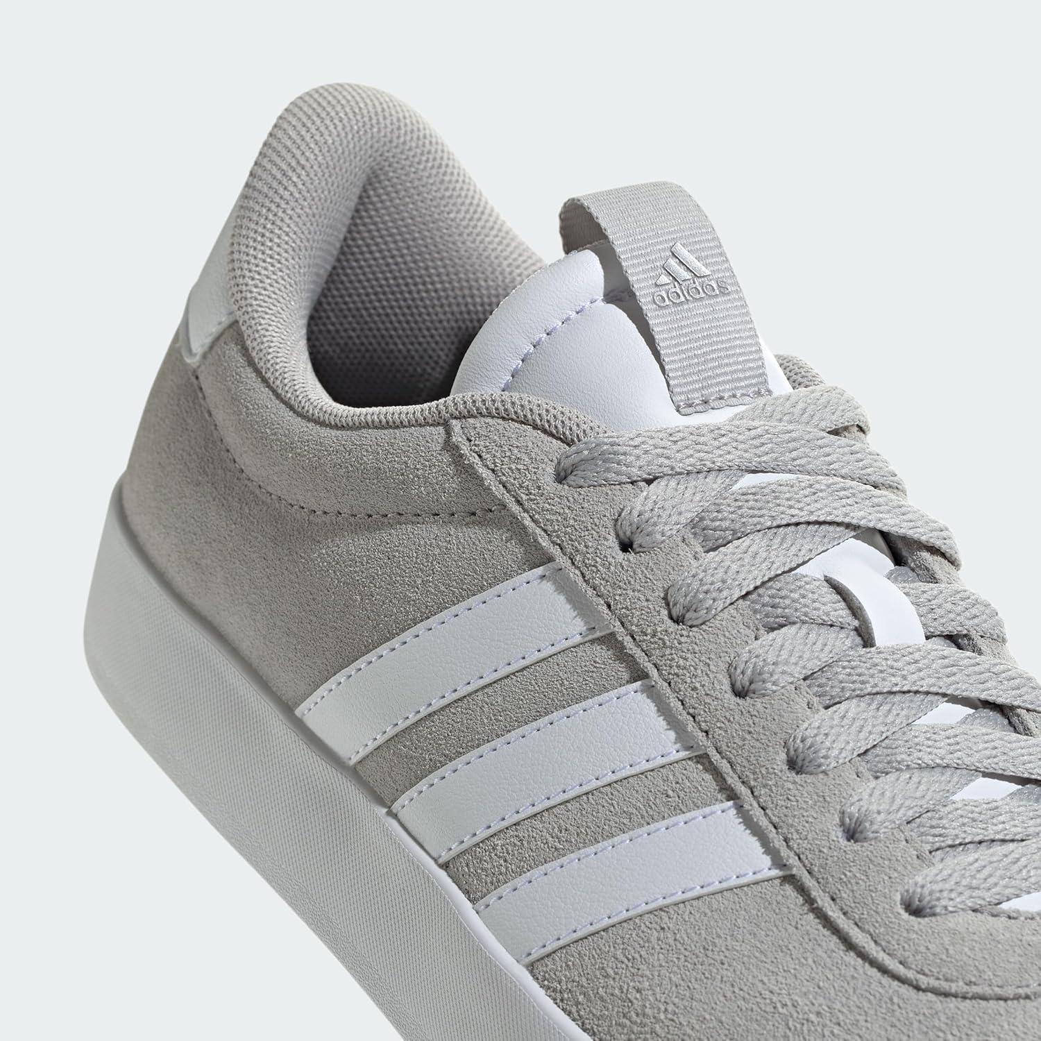 imageadidas Womens VL Court 30 SneakerGrey Two Cloud White Silver Metallic