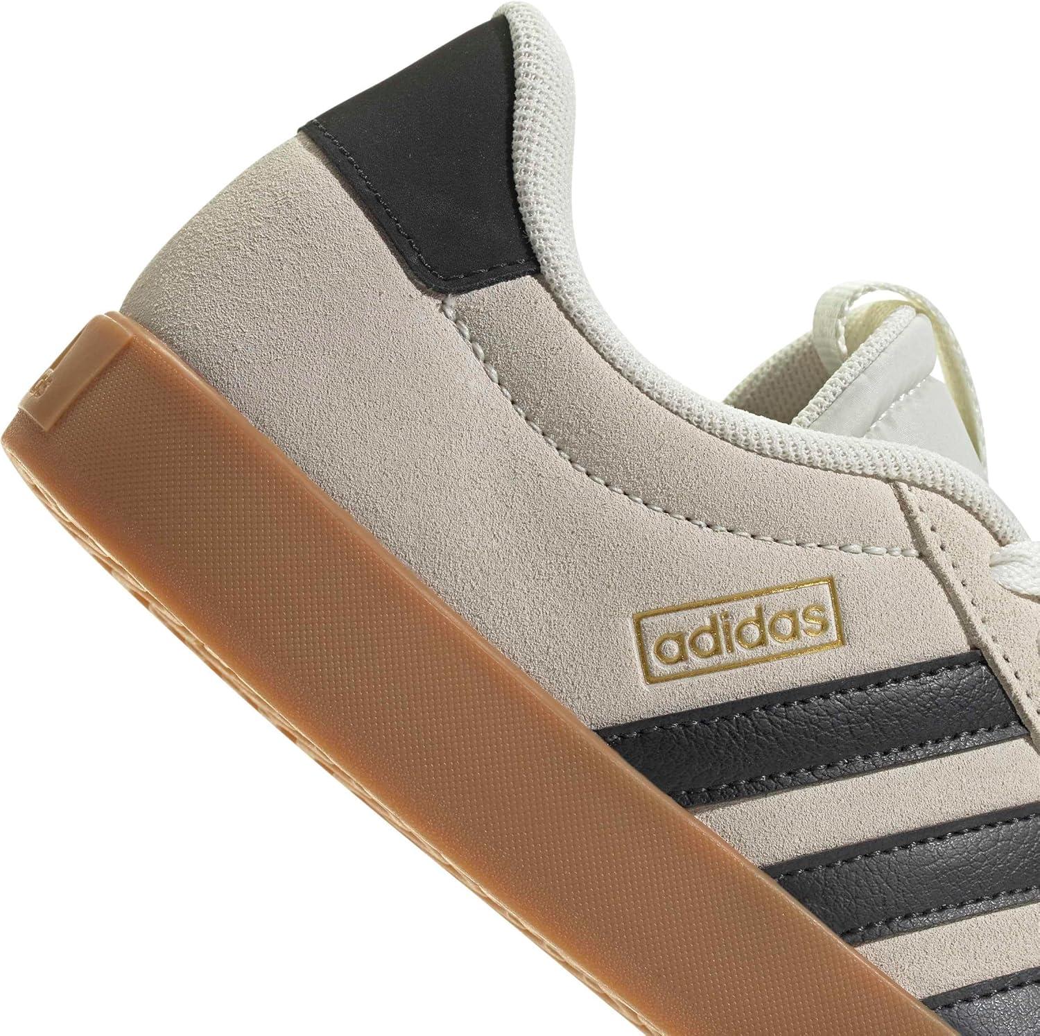 imageadidas Womens VL Court 30 SneakerOff White Grey Six Gold Metallic