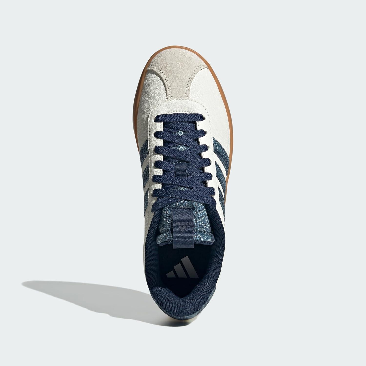 imageadidas Womens VL Court 30 SneakerOff White Night Indigo Gum