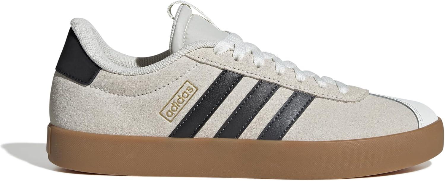 imageadidas Womens VL Court 30 SneakerOff WhiteGreyGold Metallic