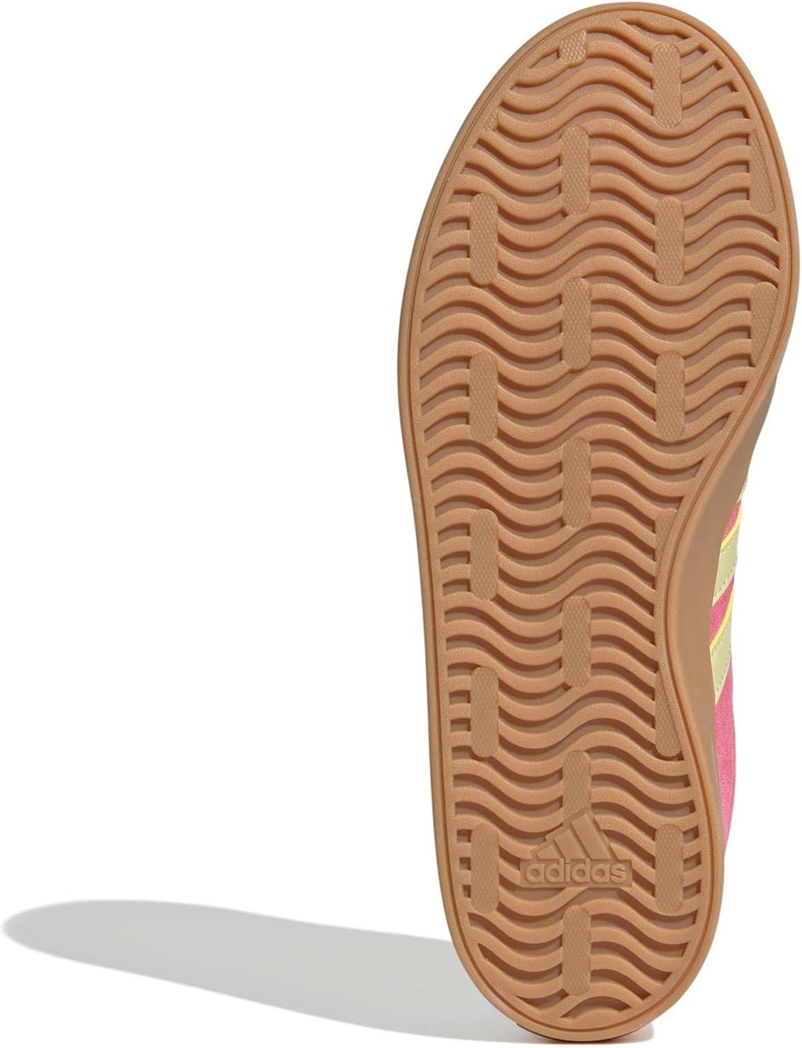 imageadidas Womens VL Court 30 SneakerPink FusionPowder YellowGold Metallic