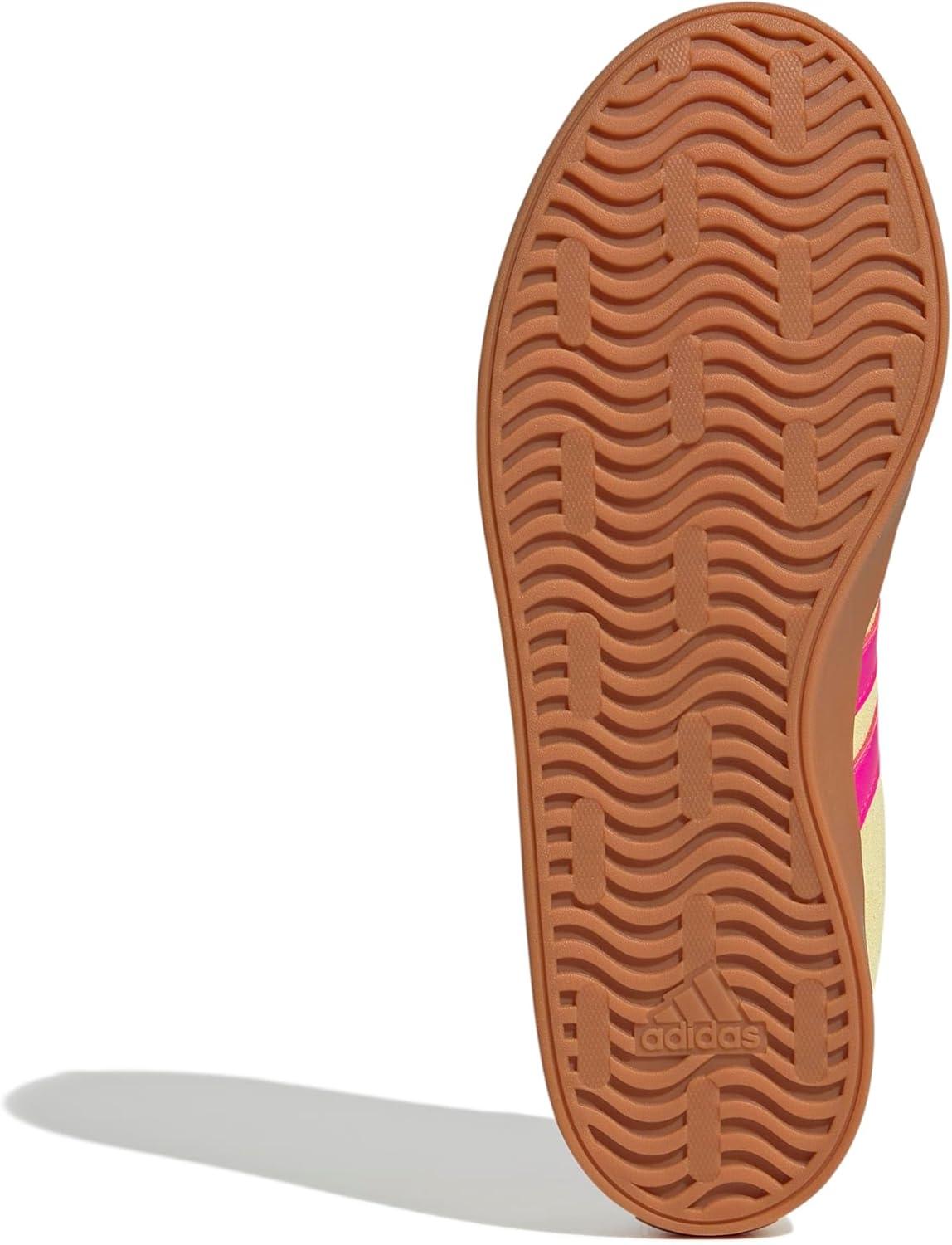 imageadidas Womens VL Court 30 SneakerPowder YellowShock PinkGold Metallic