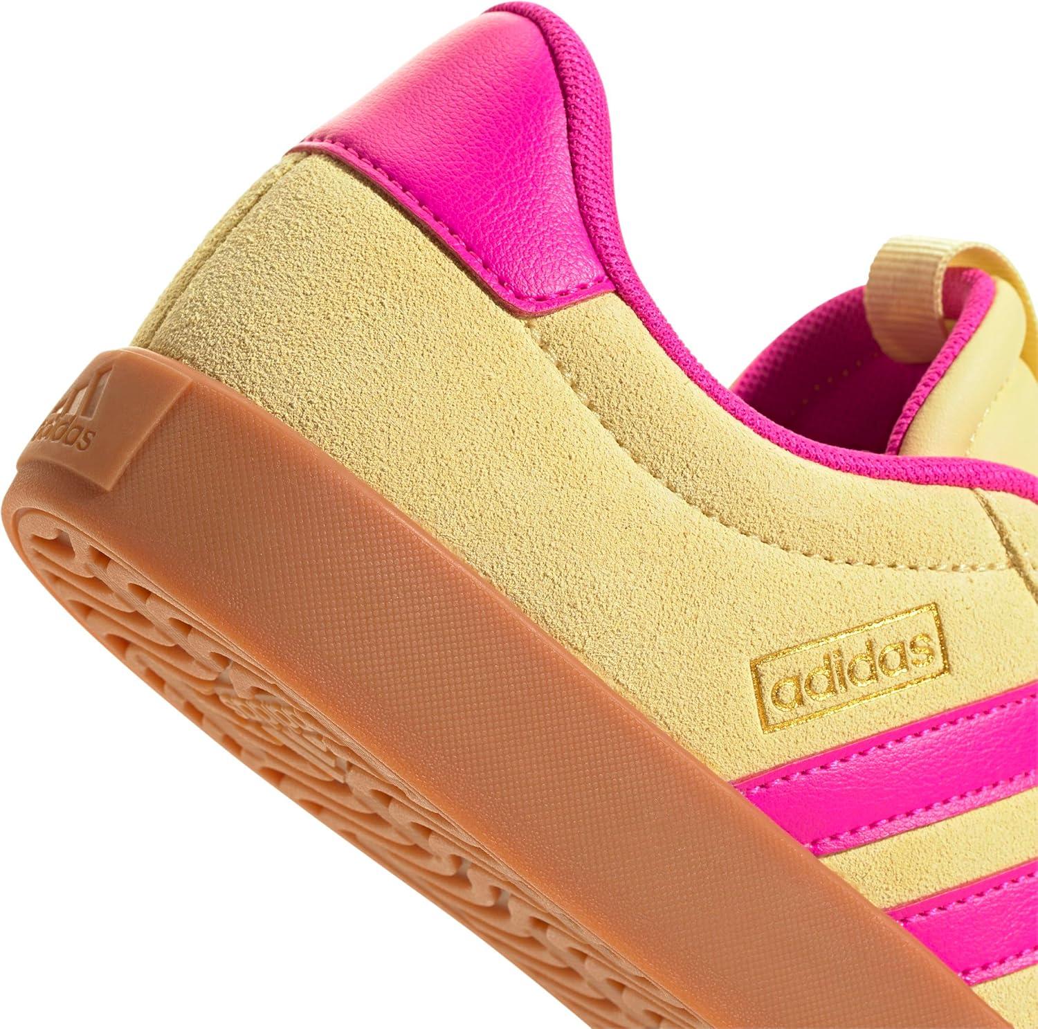 imageadidas Womens VL Court 30 SneakerPowder YellowShock PinkGold Metallic