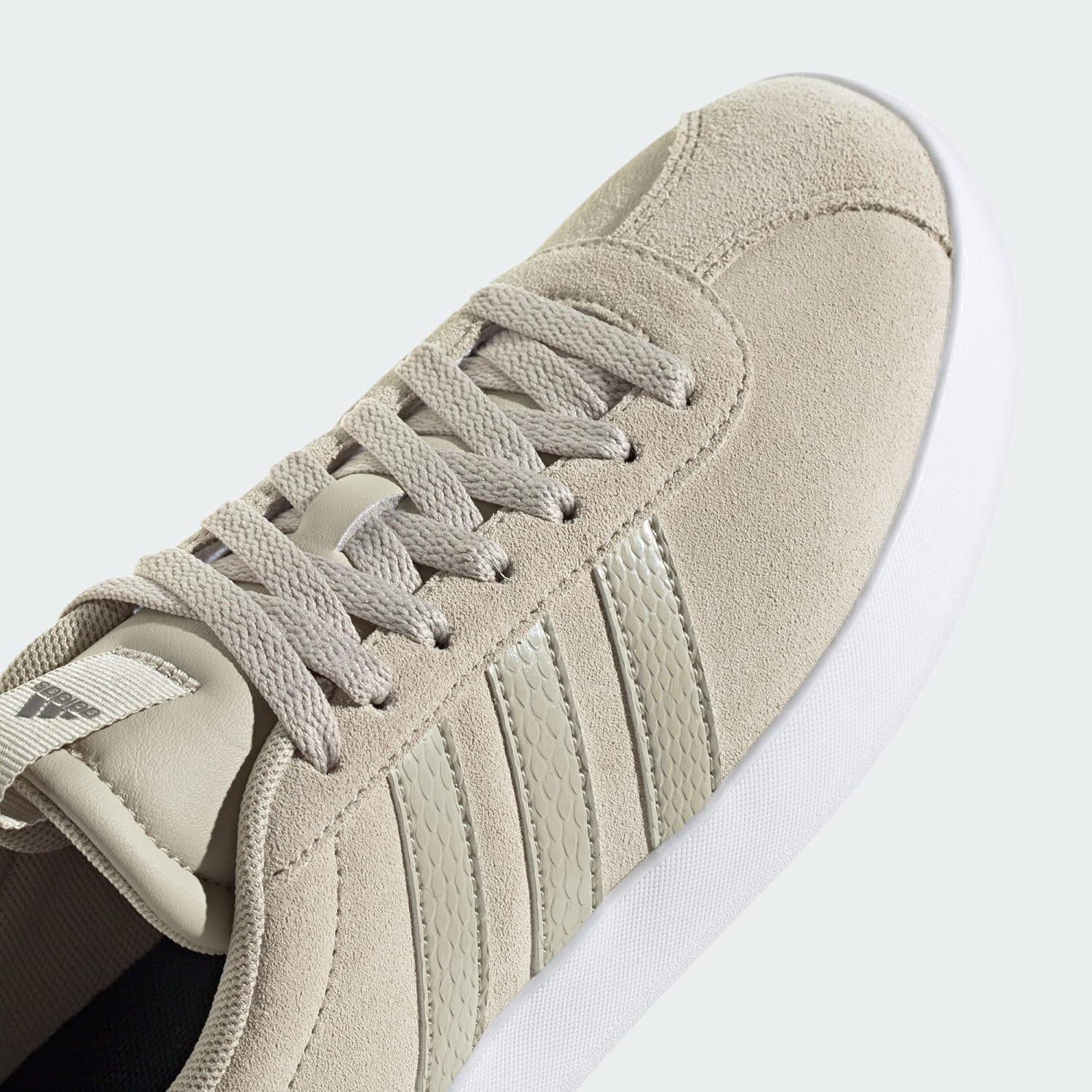 imageadidas Womens VL Court 30 SneakerPutty Grey Putty Grey Charcoal