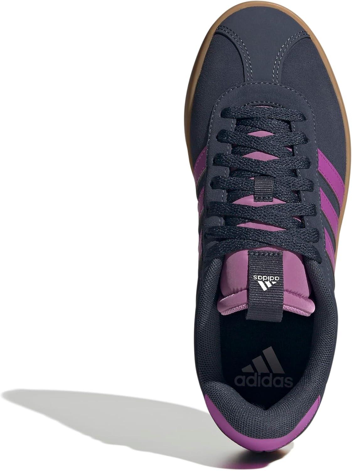 imageadidas Womens VL Court 30 SneakerShadow NavyPurple BurstSilver Metallic
