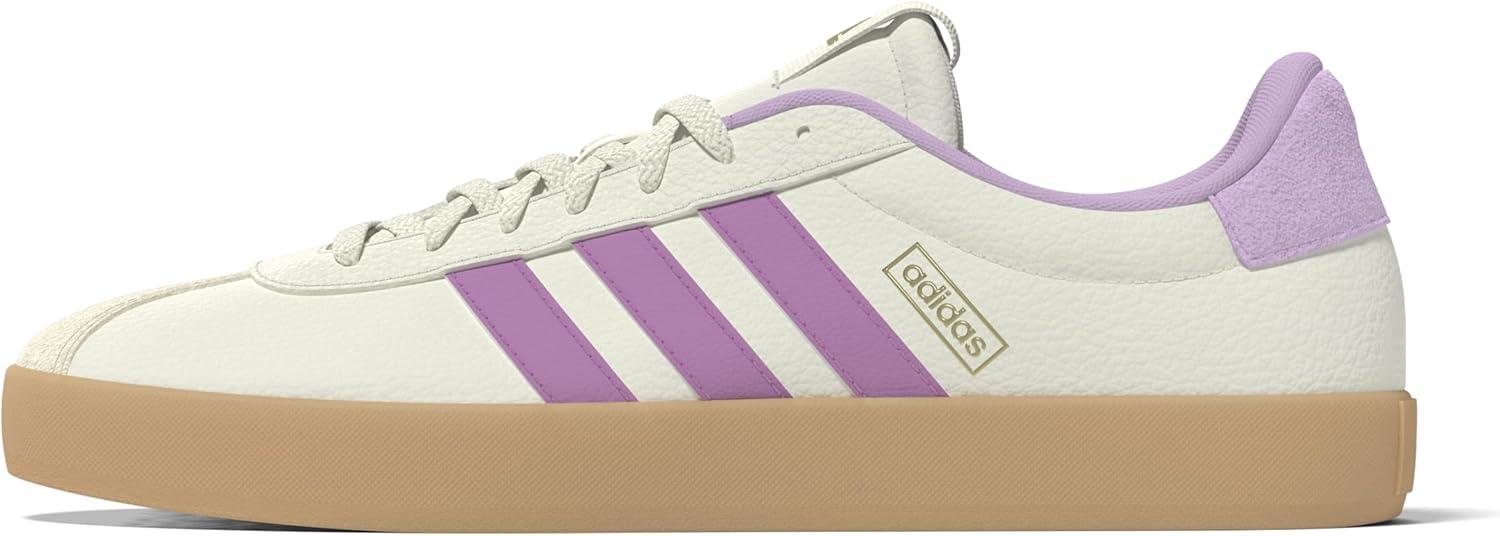 imageadidas Womens VL Court 30 SneakerWhitePreloved PurplePowder Plum