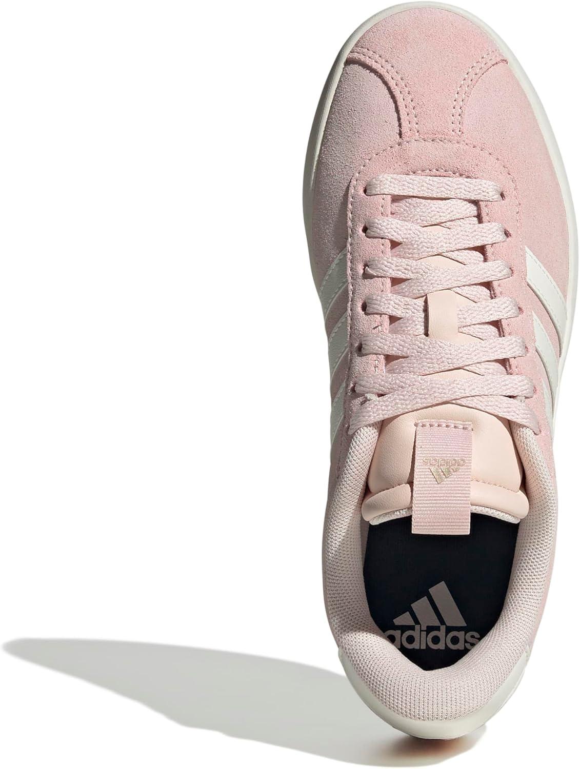 imageadidas Womens VL Court 30 SneakerWonder QuartzWhiteCyber Metallic